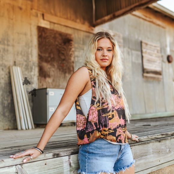 2FlyCo Tops - 2FlyCo Tizzy Tank - Desert